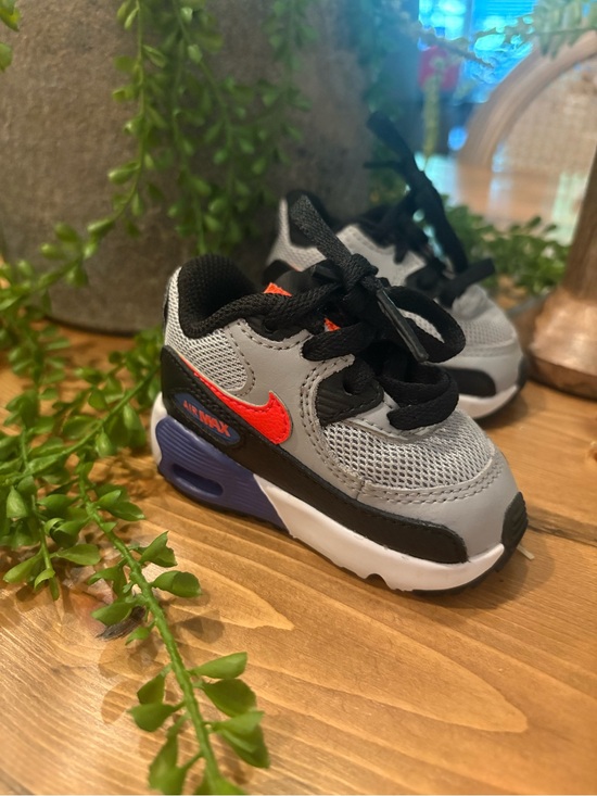 Nike Other - Nike baby Air Max Grey Black Red Lightweight Sneakers